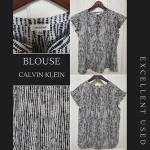 EUC - Calvin Klein Blouse L